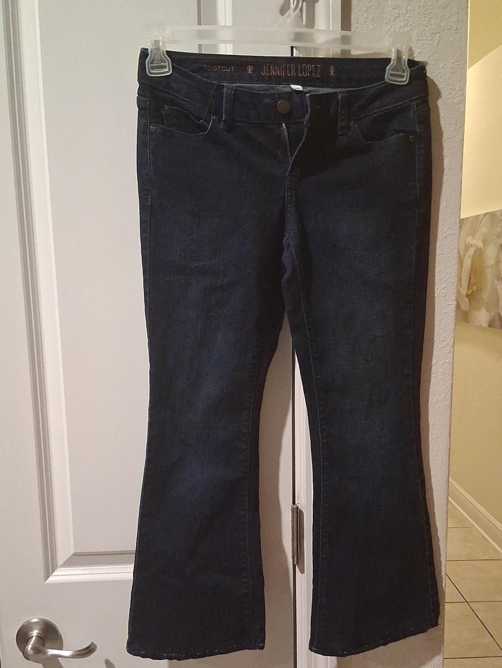 J:  Jennifer Lopez Navy Bootcut Jeans